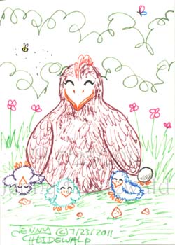 The Little Red Hen by Jenny Heidewald